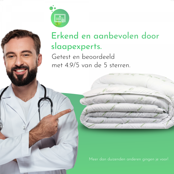 LILLA24 bamboe zomerdekbed - Warmteklasse 4 – Verkoelend & Anti allergisch