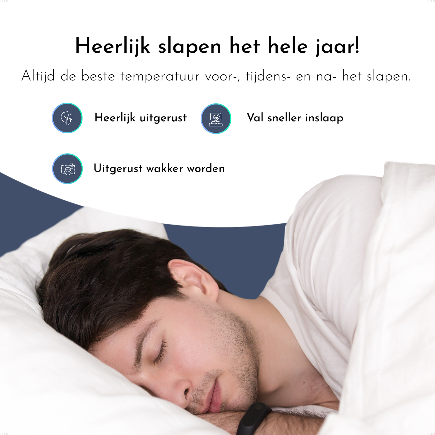 LILLA24® premium dekbed - All year dekbed - Warmteklasse 2 - Wasbaar
