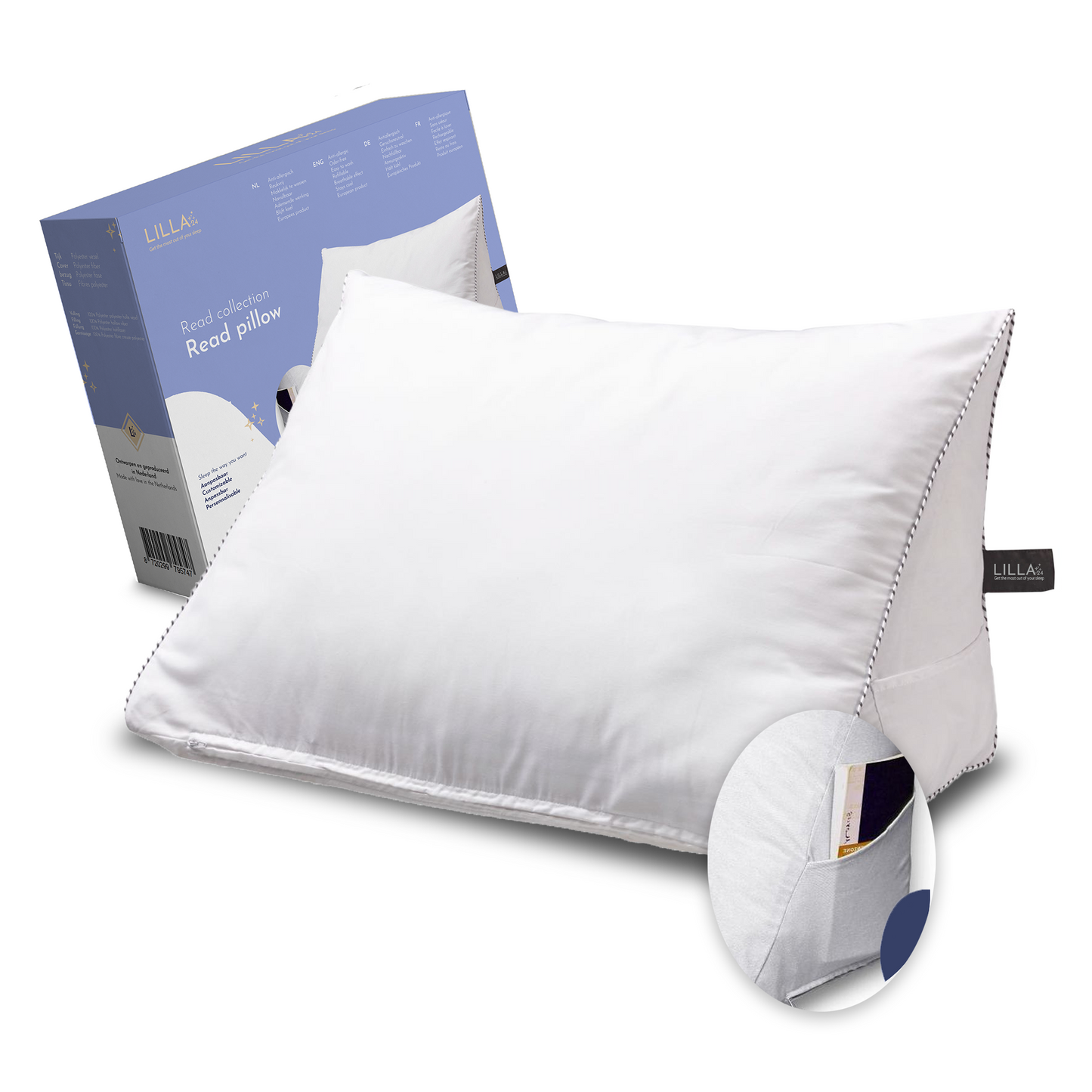 LILLA24 Luxe leeskussen | 45x65 cm