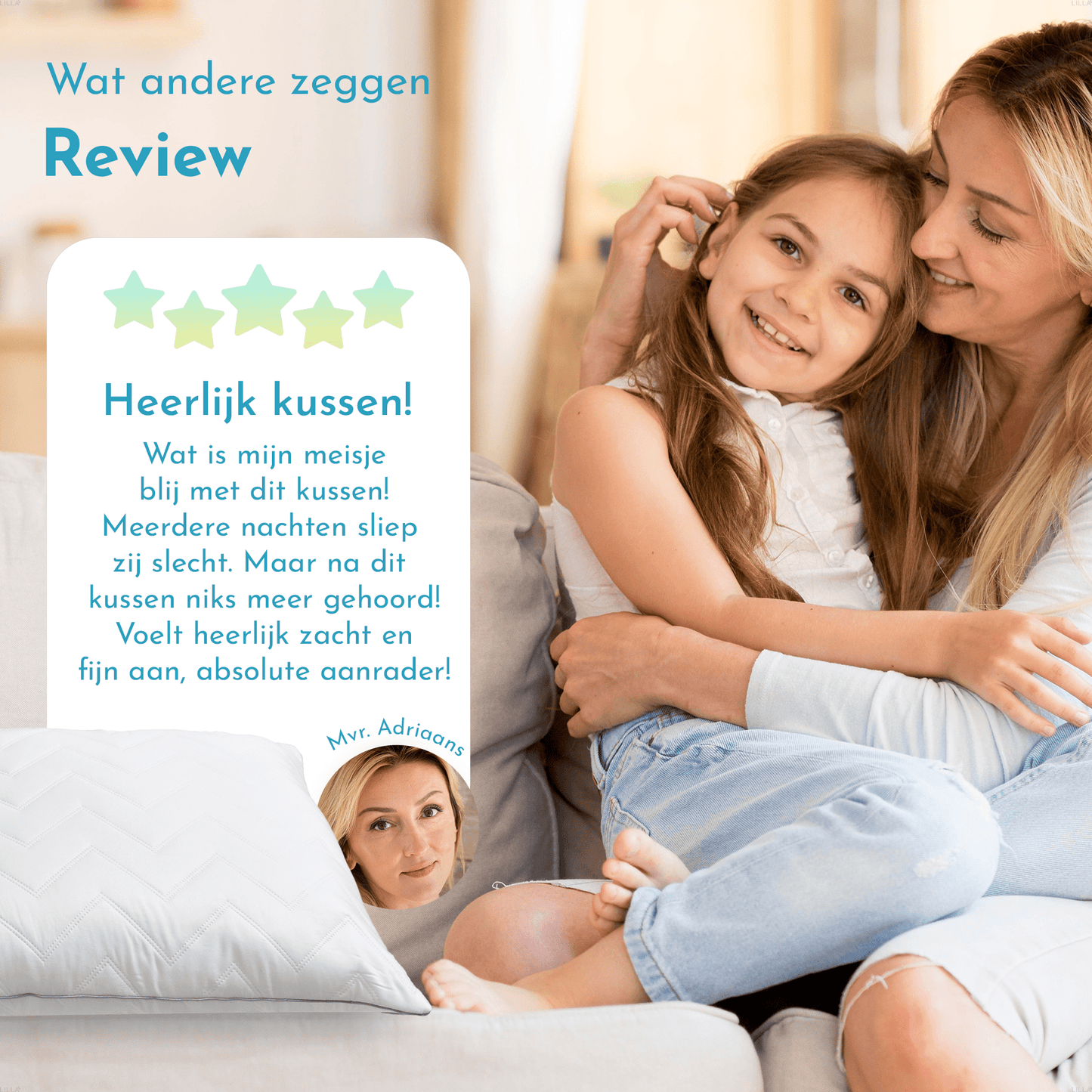 LILLA24 luxe kinderkussen | 60x70 cm - Peuterkussen