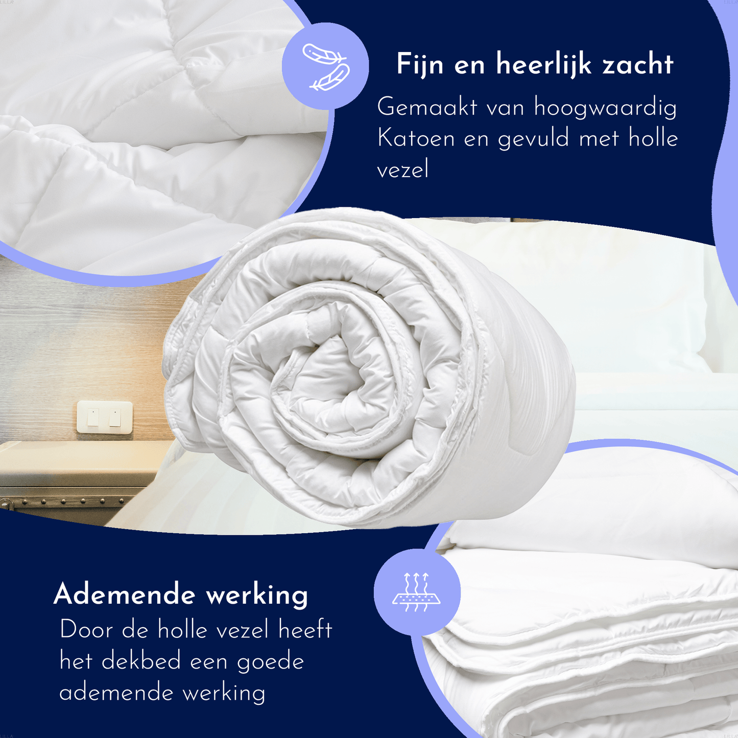 LILLA24 premium dekbed - 4 seizoenen dekbed - Warmteklasse 1,2 & 4
