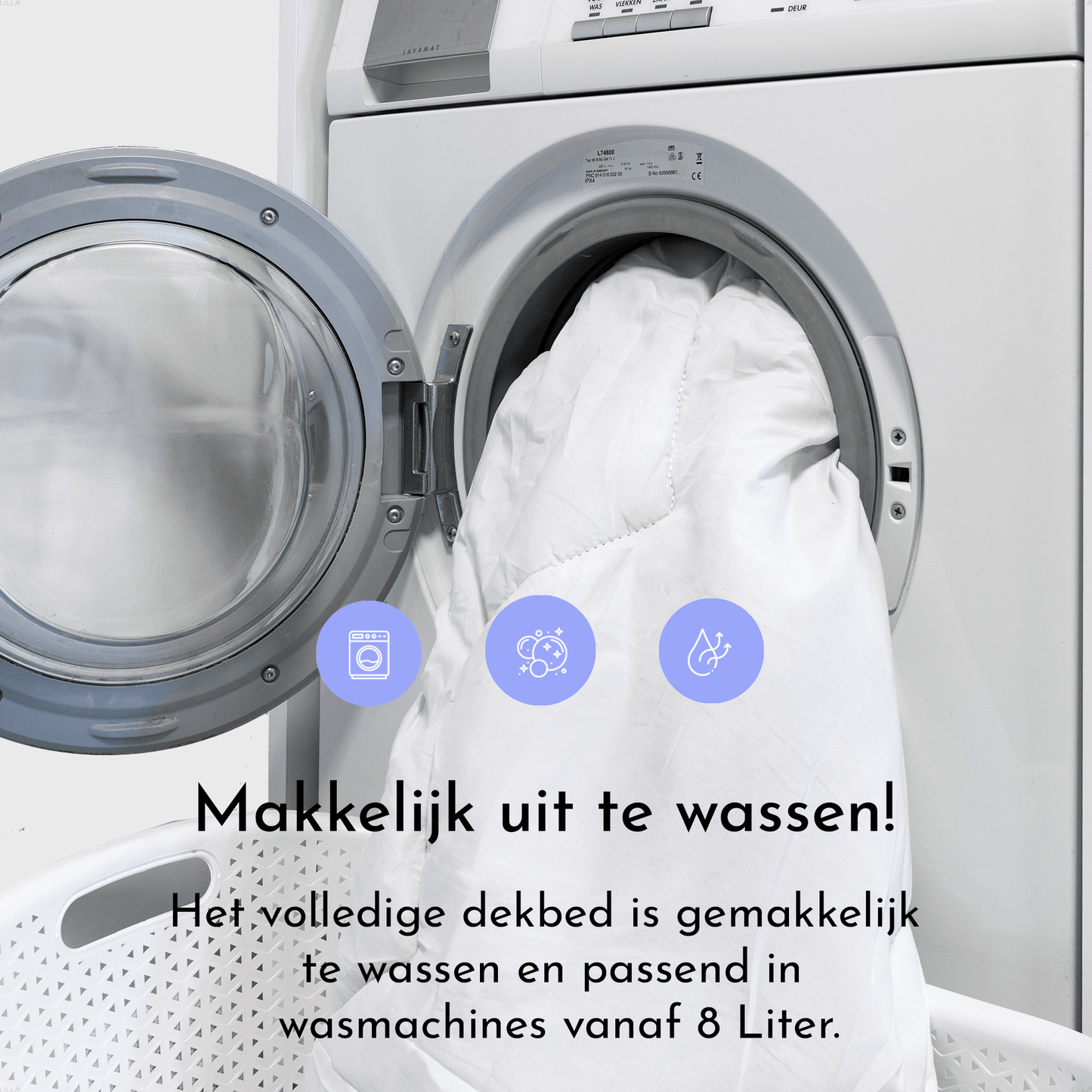 LILLA24 premium dekbed - 4 seizoenen dekbed - Warmteklasse 1,2 & 4