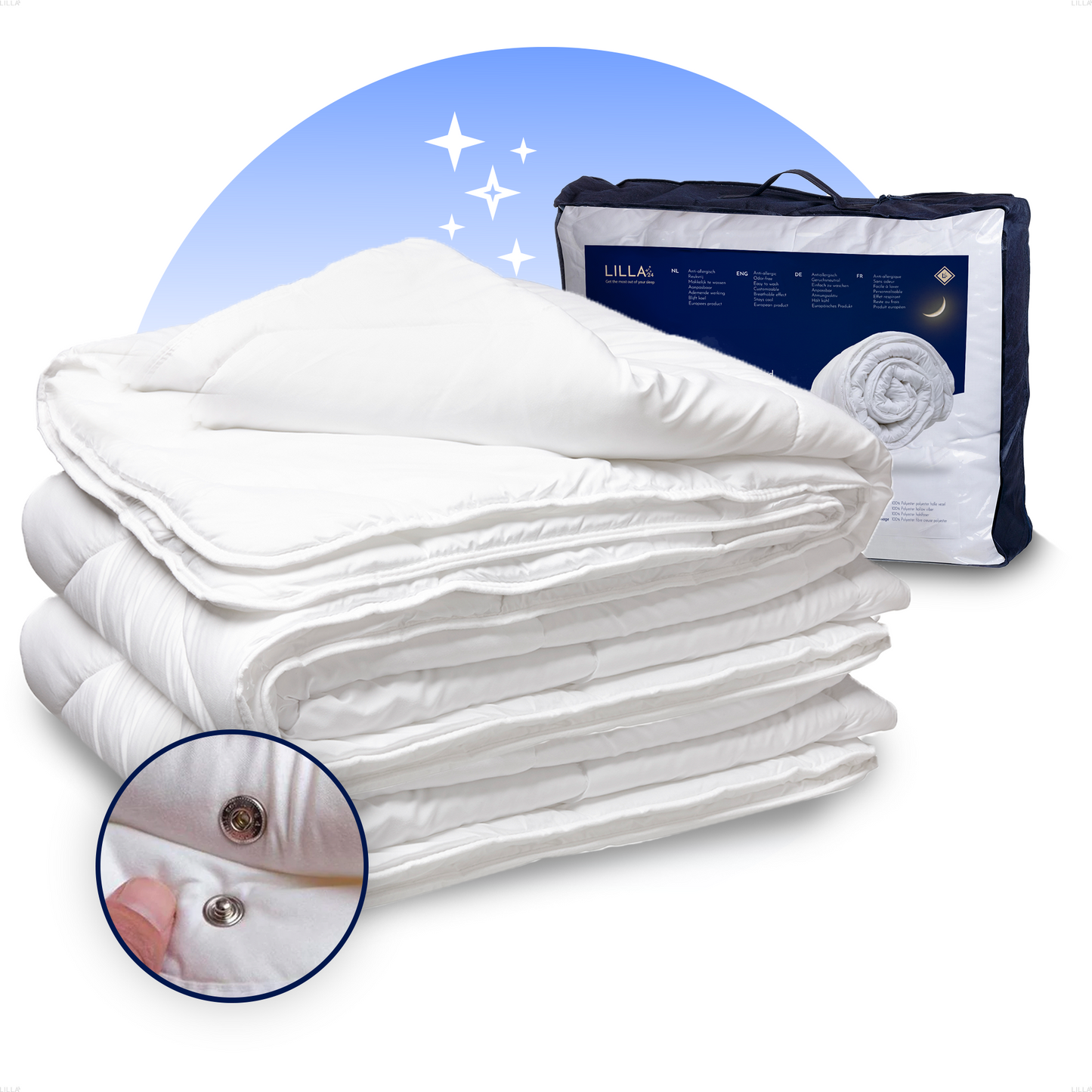 LILLA24 premium dekbed - 4 seizoenen dekbed - Warmteklasse 1,2 & 4
