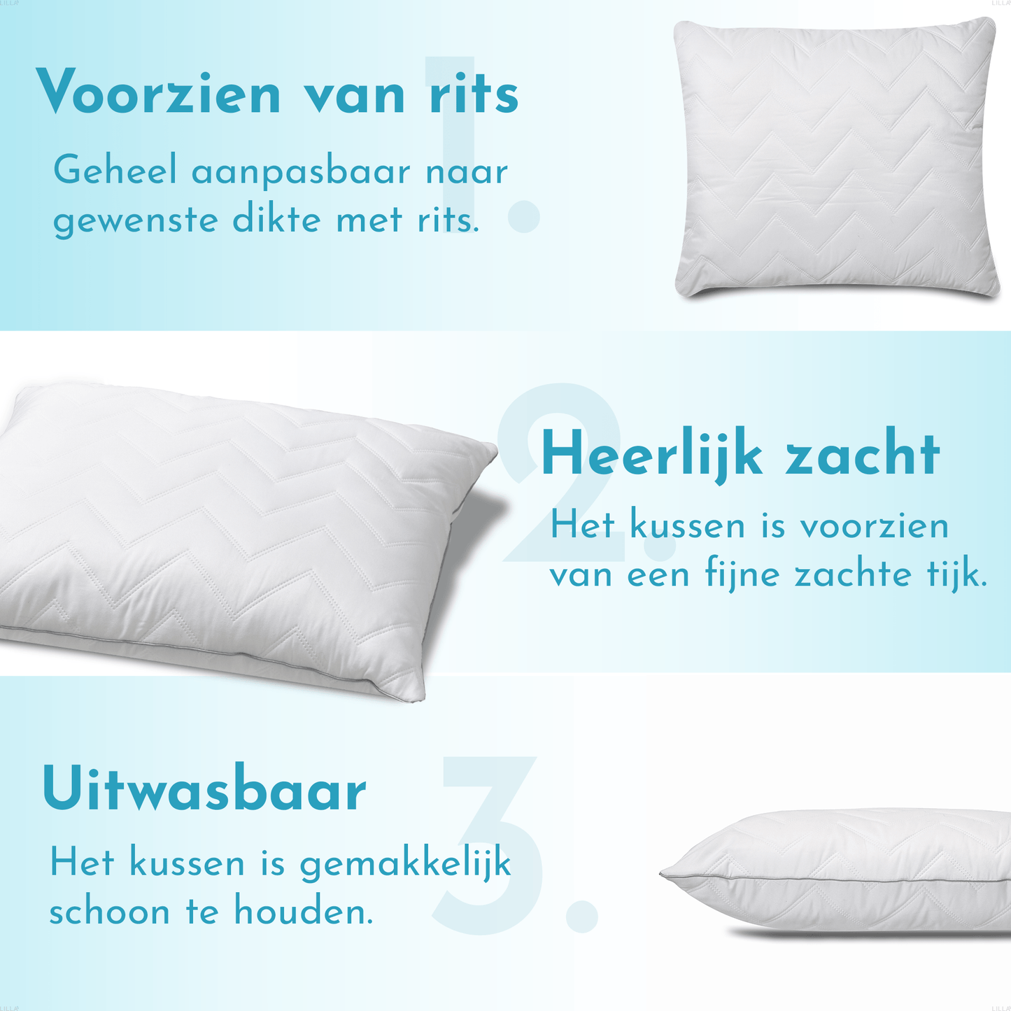 LILLA24 luxe kinderkussen | 60x70 cm - Peuterkussen