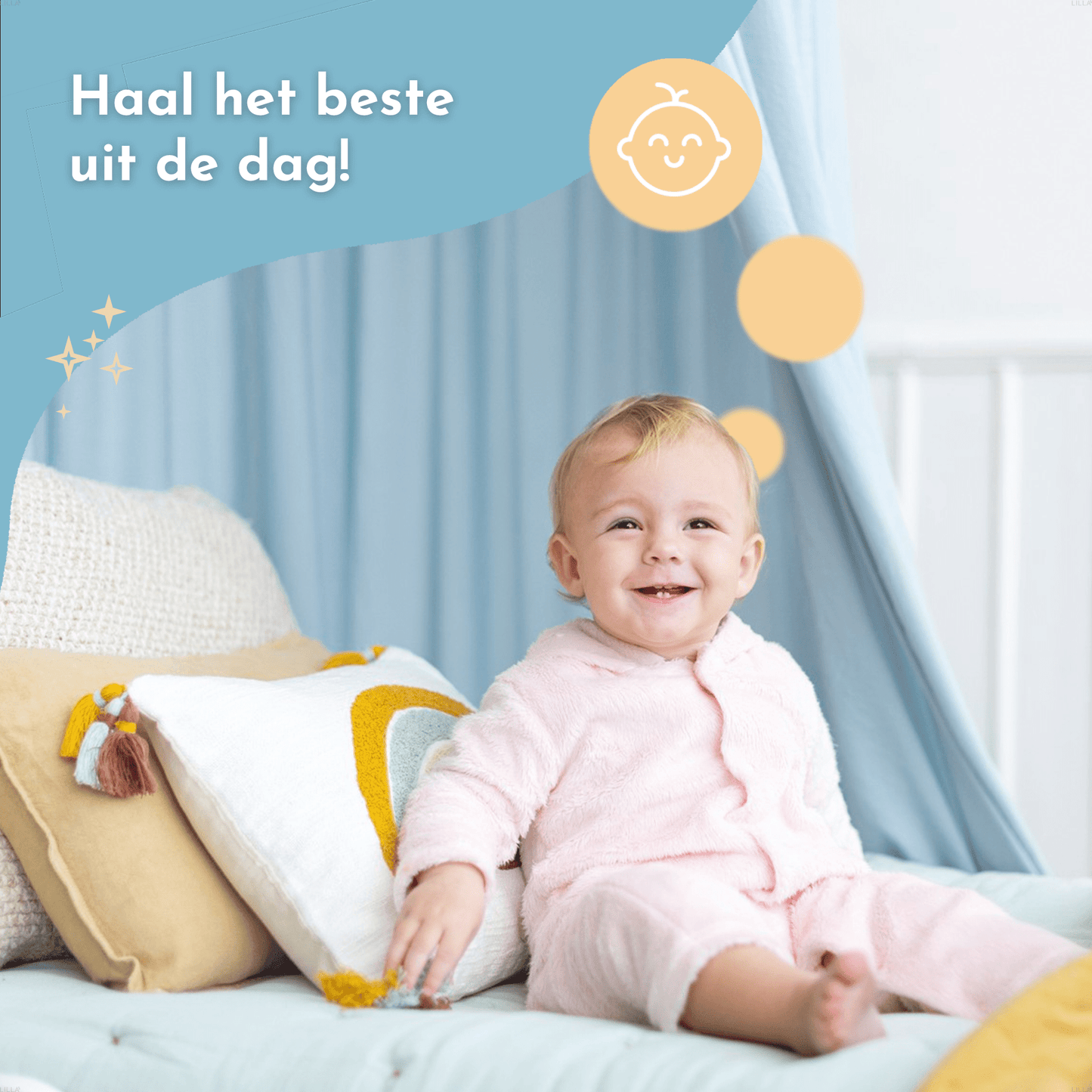 LILLA24 peuterdekbed enkel |120x150 cm - Kinderdekbed all year - Anti allergie